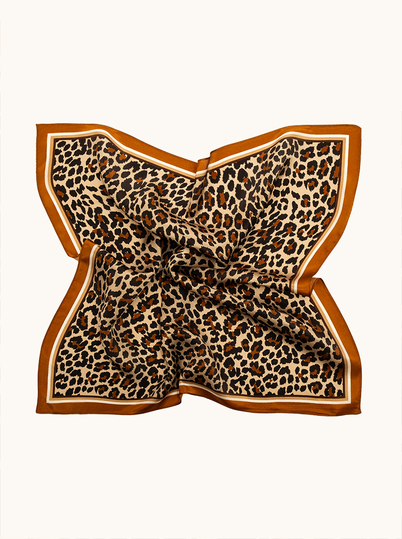 Apaszka jedwabna ORNELLA 70x70 cm PREMIUM  zdjęcie 3