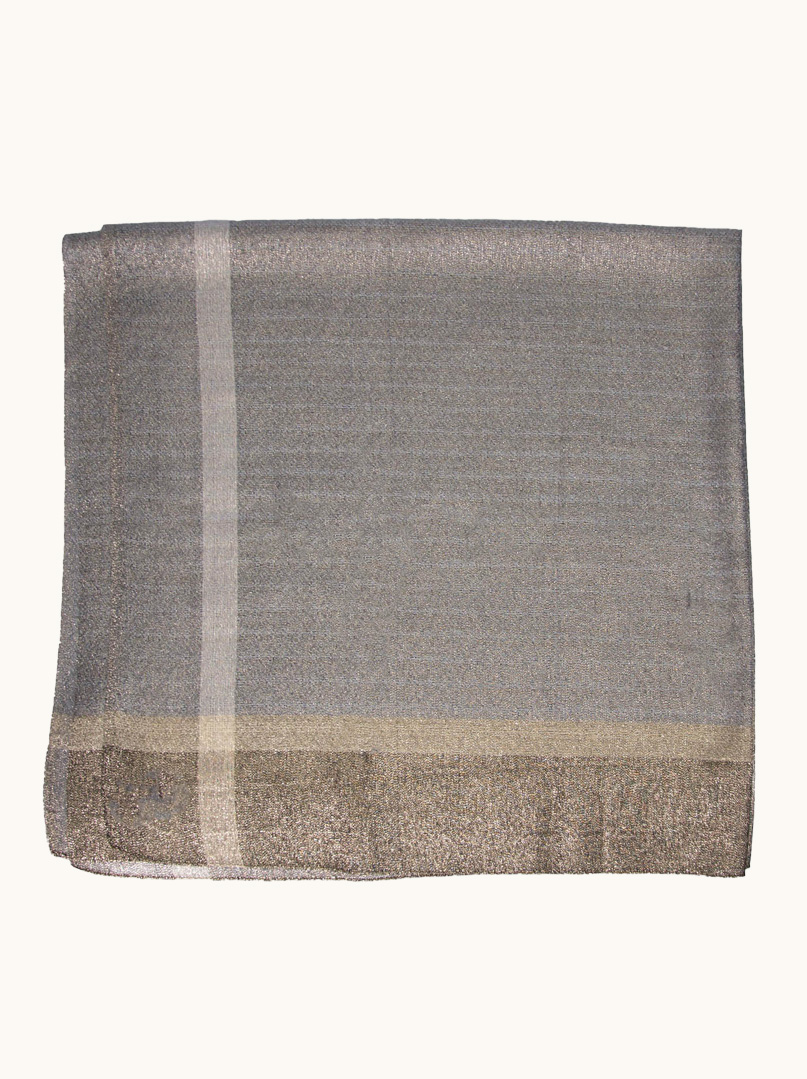 Błyszcząca chusta z wiskozy i jedwabiu 90cm x 90cm zdjęcie 2