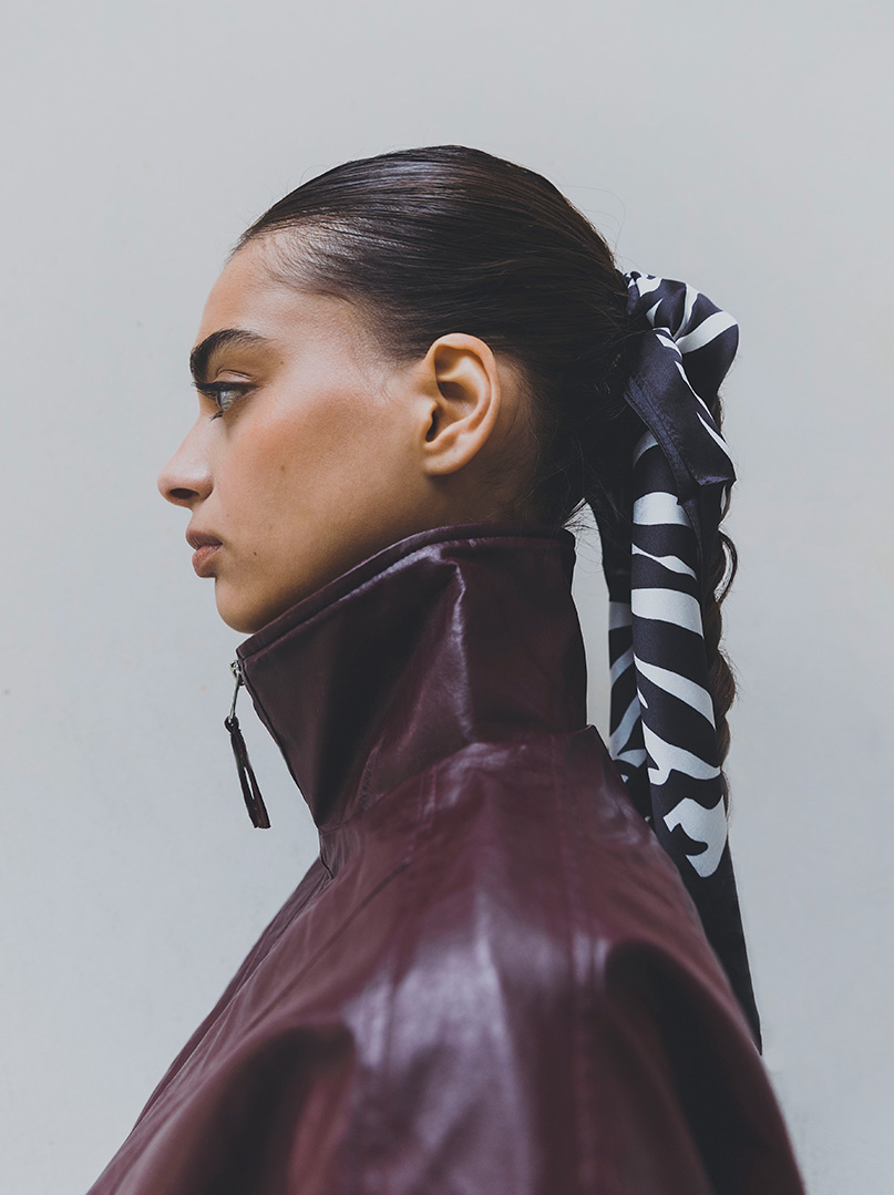 Apaszka jedwabna SILVA 53x53 cm PREMIUM zdjęcie 2