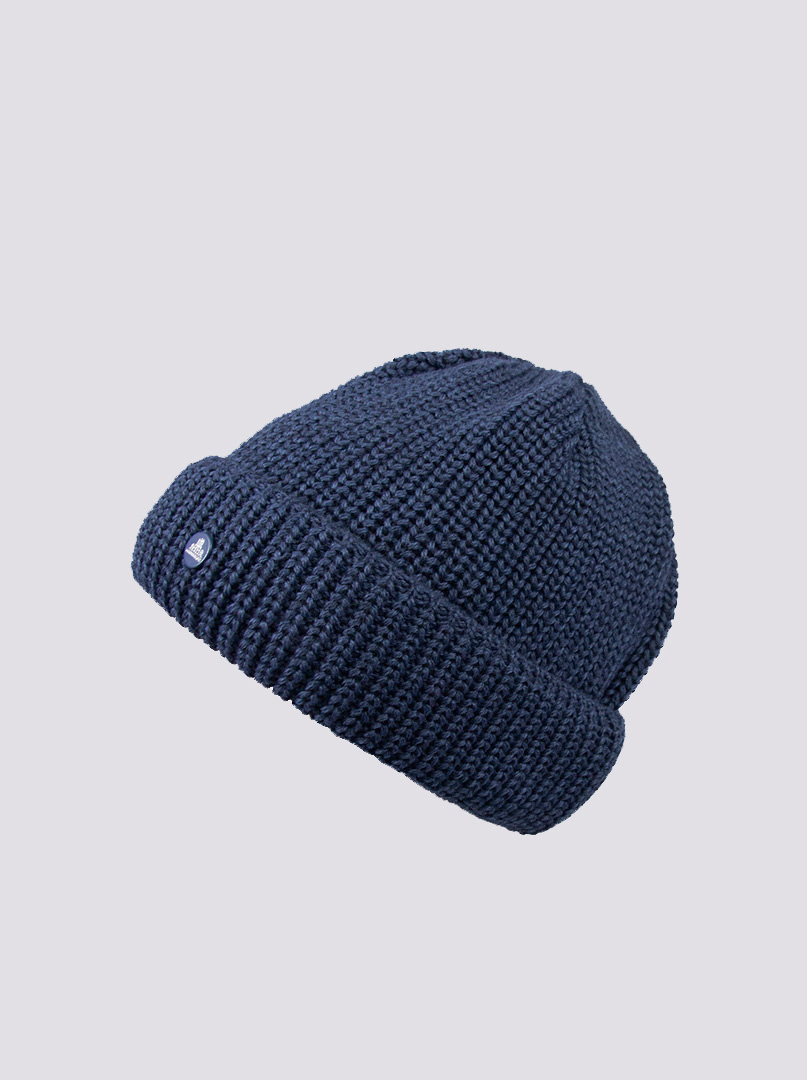 Ciepła ciemnoniebieska czapka dokerka Hammaburg zdjęcie 2