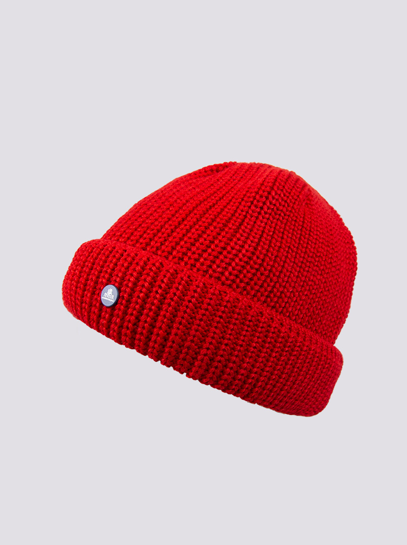 Ciepła czerwona czapka dokerka Hammaburg zdjęcie 2