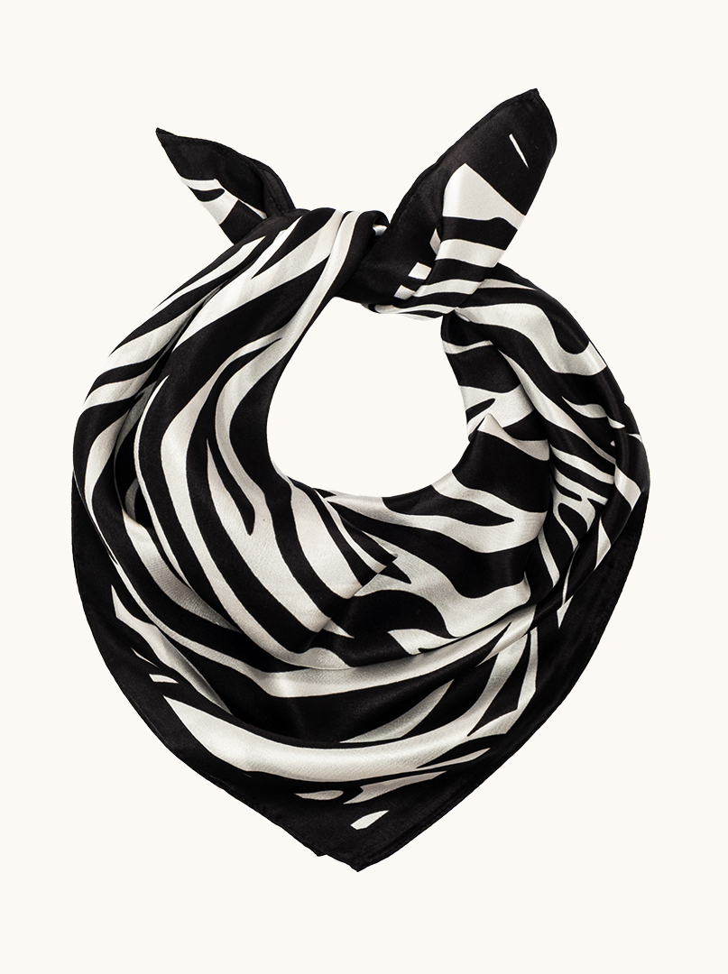 Apaszka jedwabna SILVA 53x53 cm PREMIUM zdjęcie 3