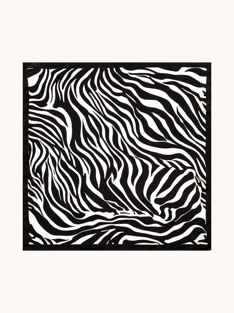 Apaszka jedwabna SILVA 53x53 cm PREMIUM zdjęcie 4