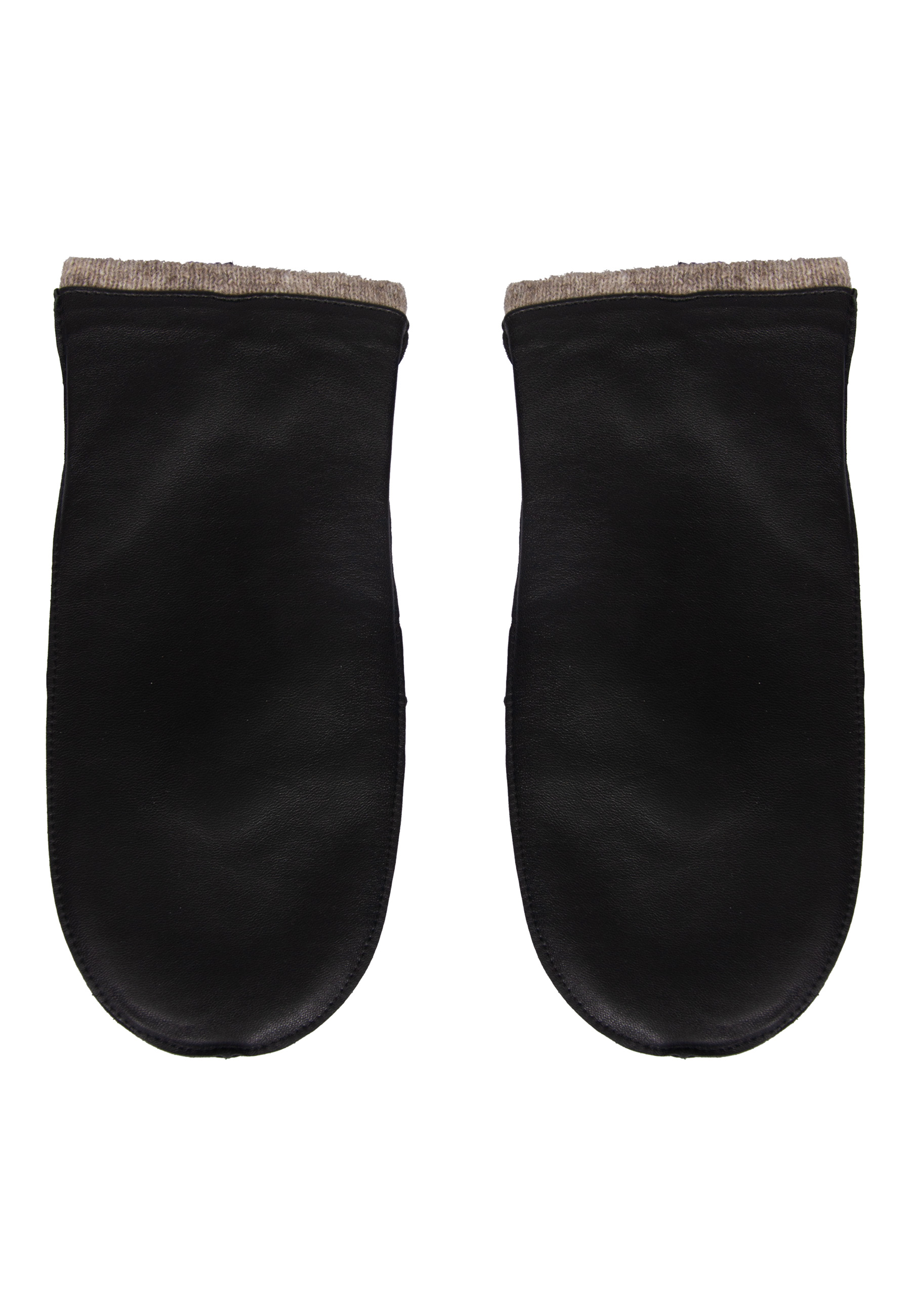  Rękawiczki skórzane czarne z jednym palcem zdjęcie 3