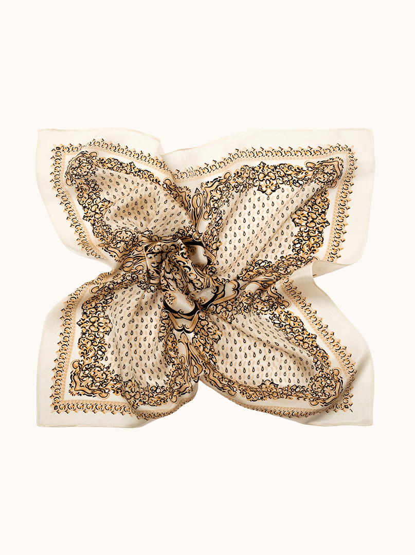 Apaszka jedwabna CREMONA 53x53 cm PREMIUM zdjęcie 4