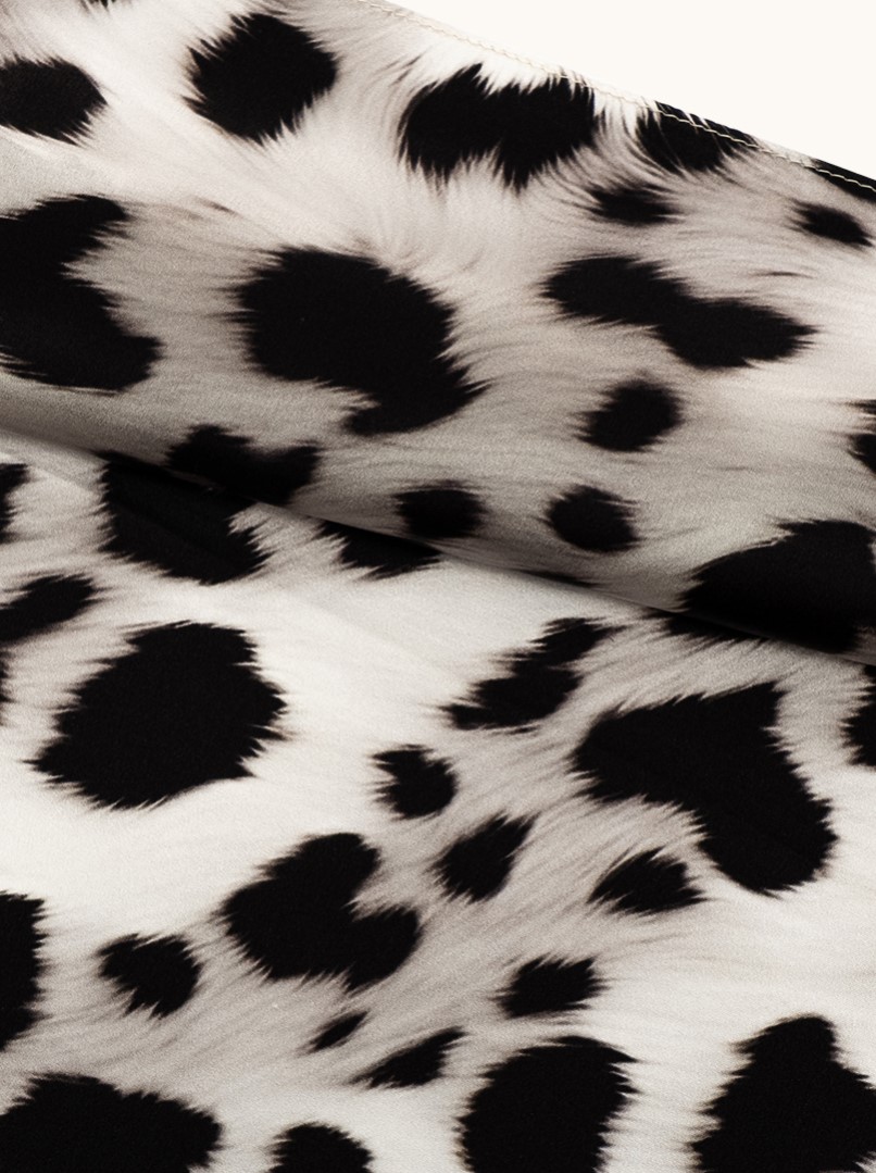 Apaszka jedwabna LUNA NERA 53x53 cm PREMIUM zdjęcie 4