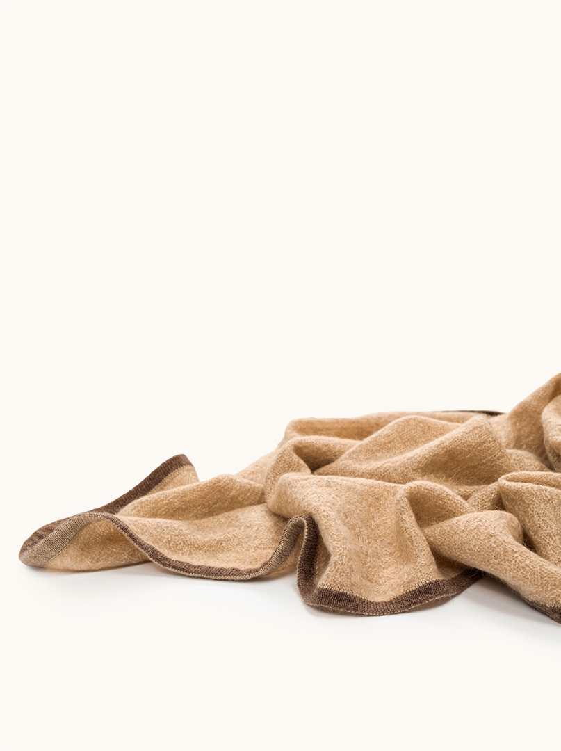 Szal kaszmirowy CARMELLA 55x195 cm PREMIUM zdjęcie 4